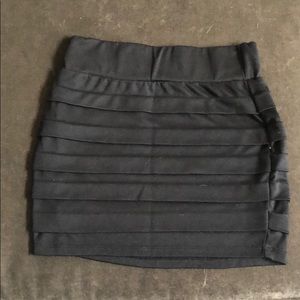 Wet seal pencil skirt, form fitting.